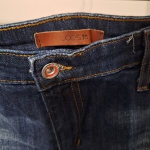 Joe's Jeans Classic Blue Denim with Brown Accents